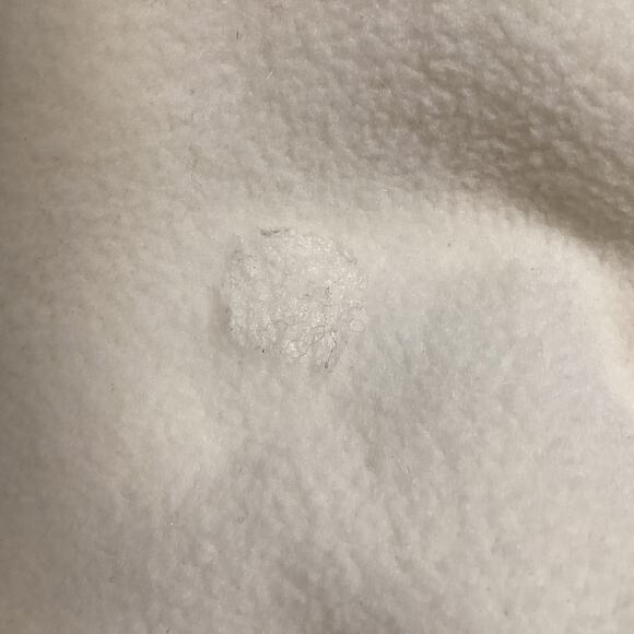 Cream Winter Hat Ear Flaps Tassels Pom Pom Fleece Lined Handknit South America - Picture 7 of 8